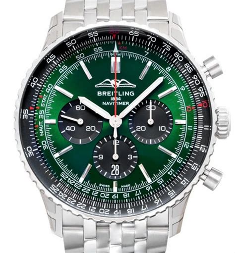 breitling fond vert|Collection Navitimer .